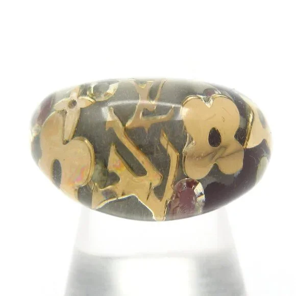 LOUIS VUITTON Bague Inclusion - Purple Ring #6 1/2